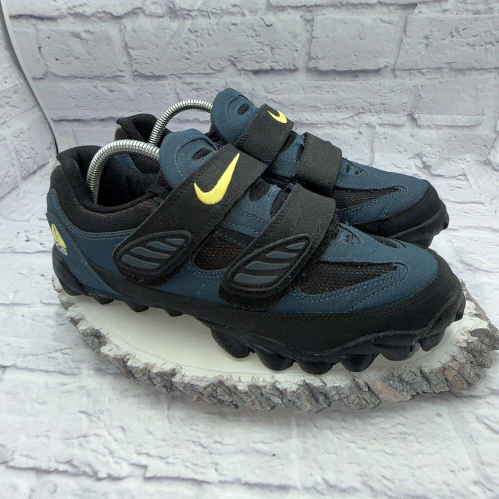 Vintage Nike ACG 2-Bolt Cycling Shoes Mens 10.5 Mountain Bike Rare 90's Retro